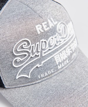 Superdry Premium Goods Outline Női Sapka Szürke | LHMSB9328